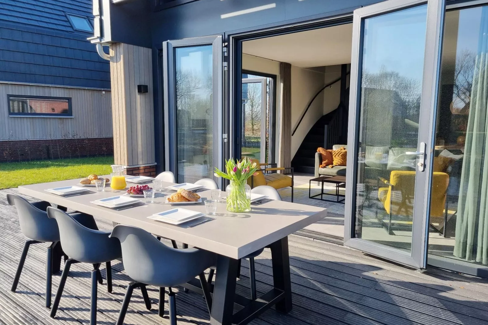 Watervilla Tolve-Terrace balcony