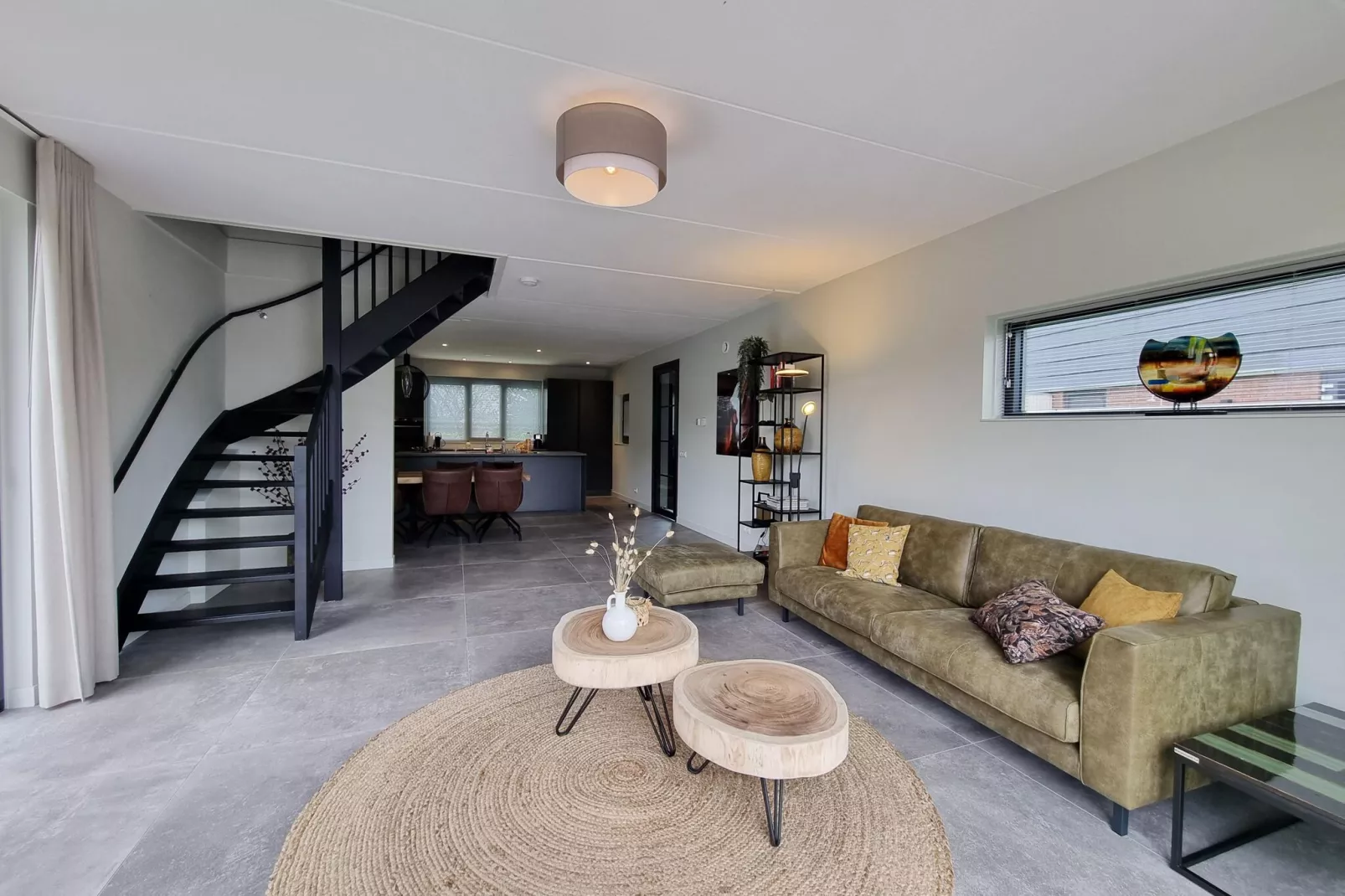 Watervilla Fjirtjin-Wohnzimmer