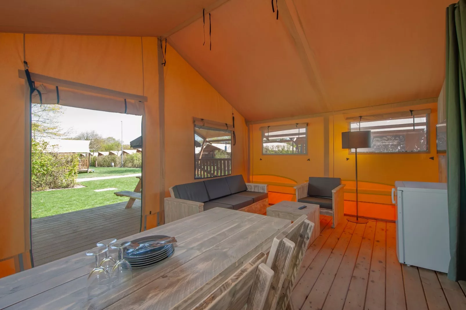 Vakantiepark Hunzedal 17-Wohnzimmer