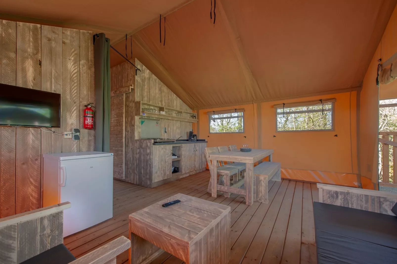 Vakantiepark Hunzedal 17-Wohnzimmer