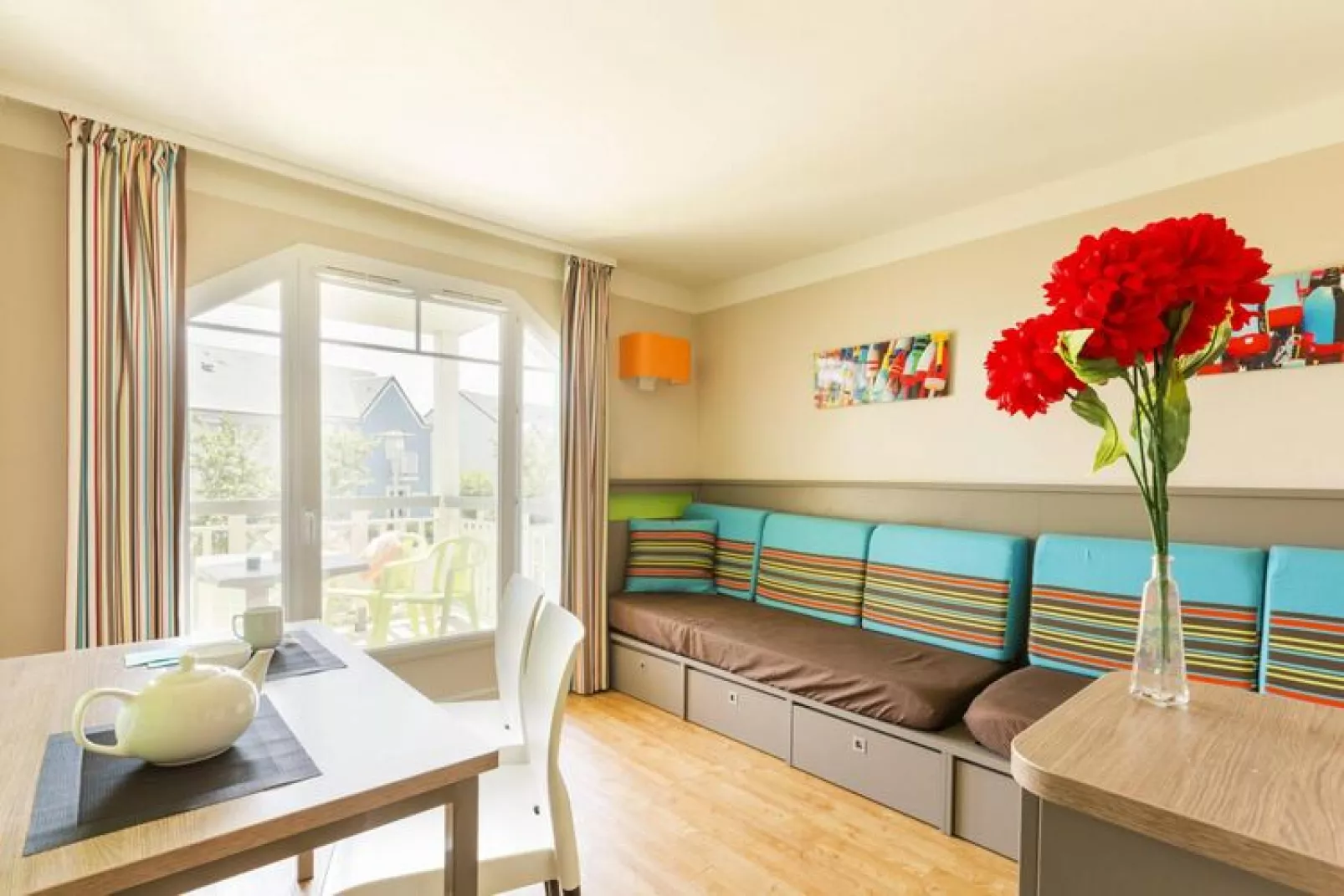 Residence Le Chant des Oiseaux Courseulles-sur-Mer - 36 Standard Apt 6 p - 2 bedrooms - terrasse ou balcon-Bedroom