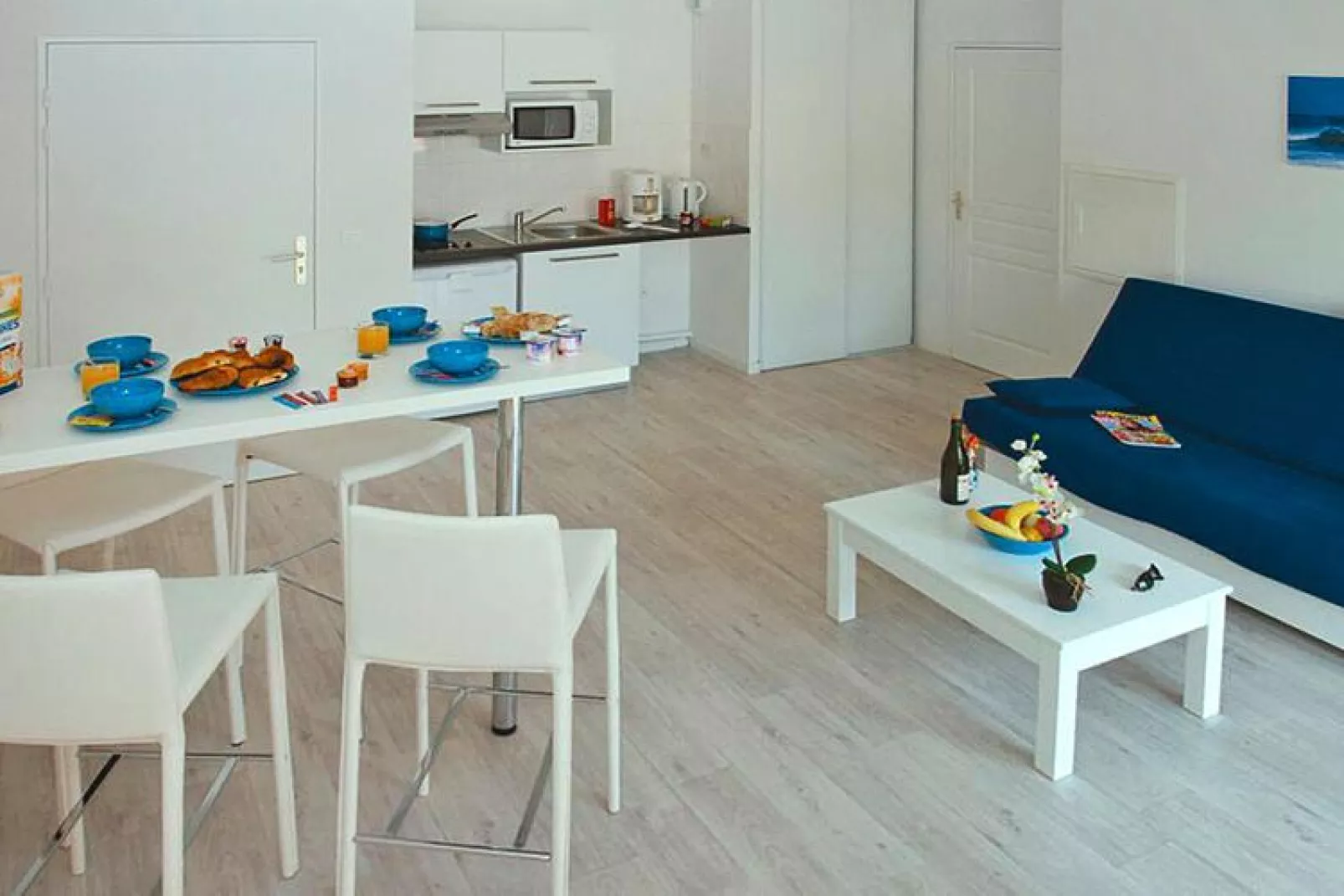 Residence Les Isles de Sola Grandcamp // T3 BALCON / 3 pcs 50 à 60 m2 T3 AVEC balcon ou terrasse-Living room
