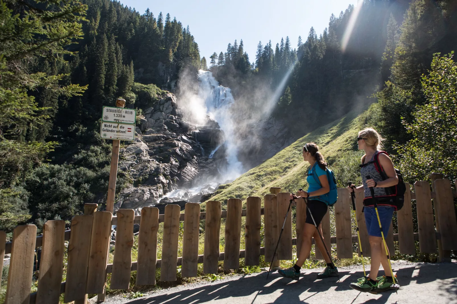 Edenlehen - Wasserfall-Areas summer 1km