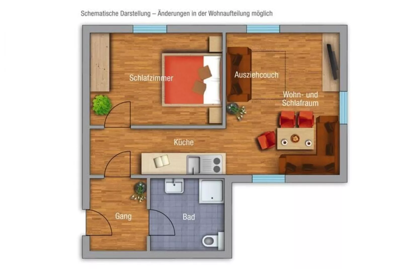 Apart Fliana Mathon-Floor plan
