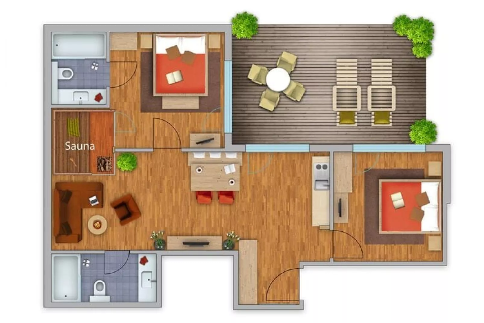 Residenz Fliana-Floor plan