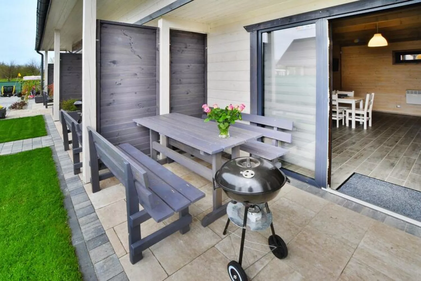 Domki LUX dla 6 osób Sianożęty-Terrasse