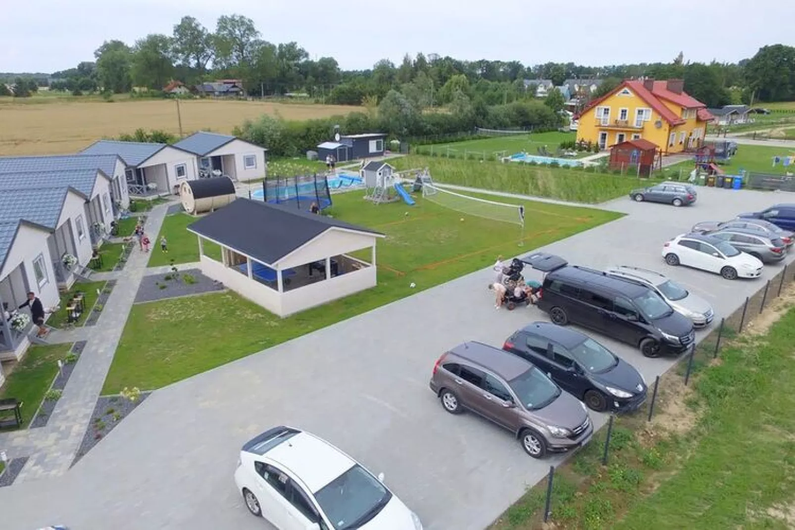 Domki wakacyjne z basenem Gąski-Außenbereich