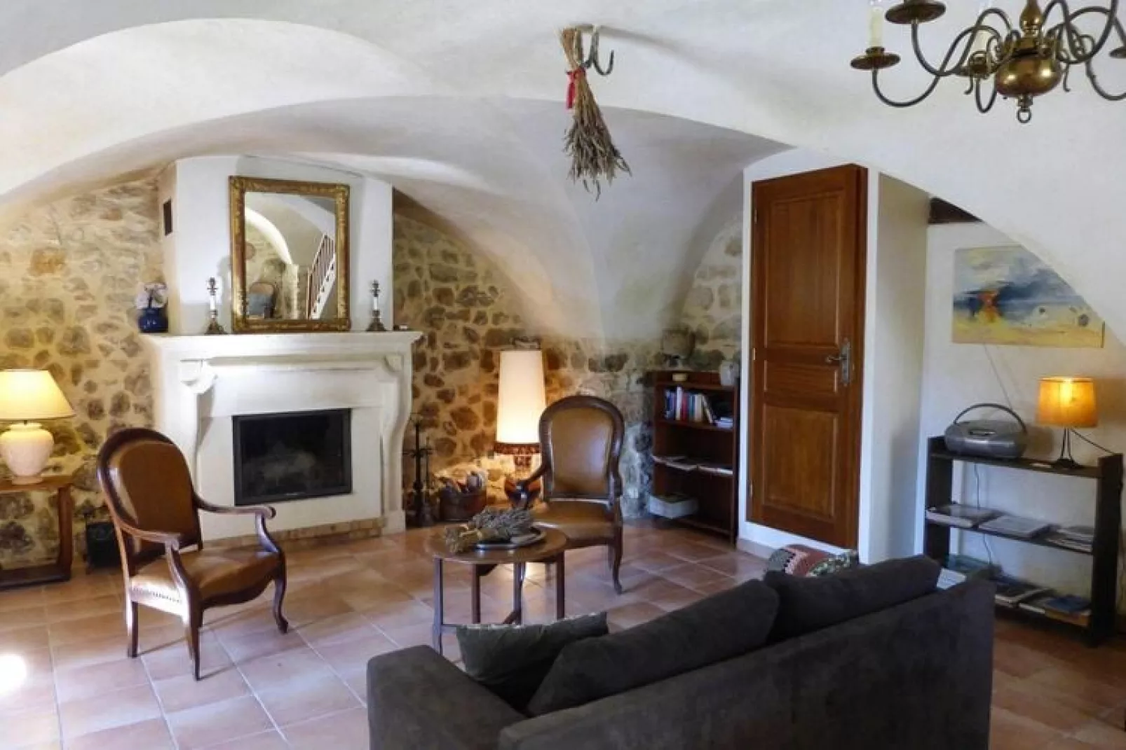 Doppelhaushälfte in Lussan / Le Lilas-Wohnzimmer