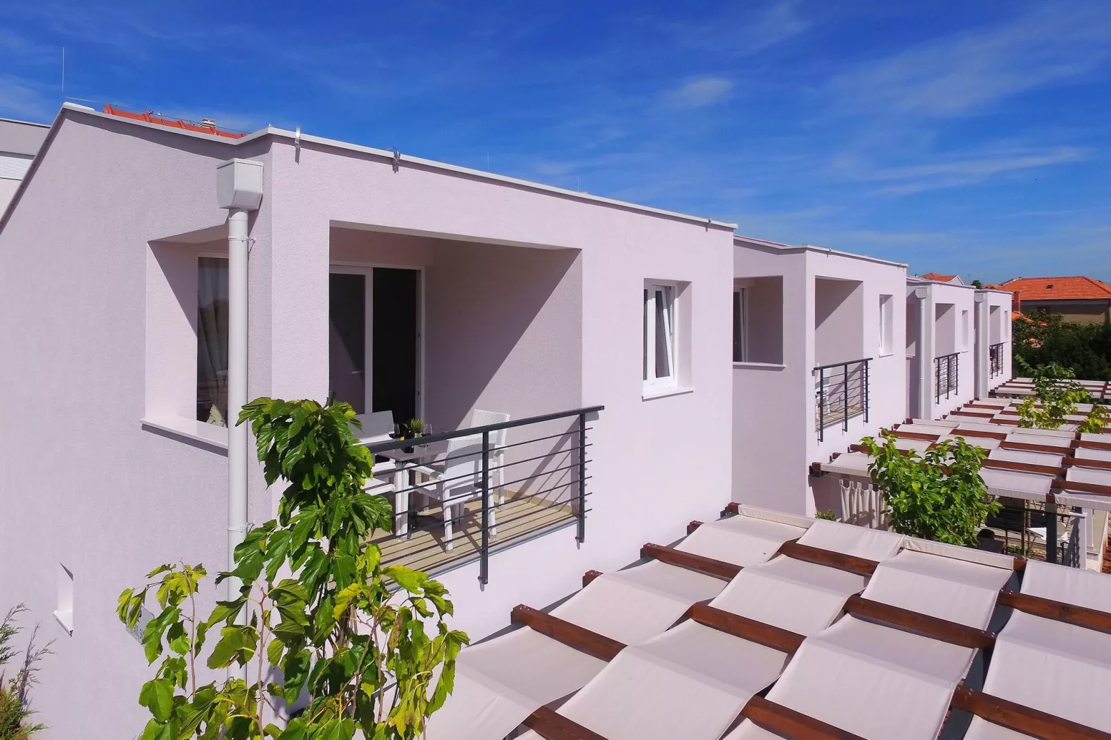 Holiday resort Vile Dalmacija, Preko-2-Raum-App., Superior 2+2, ca. 33 qm, für 4 Pers.-Exterior summer