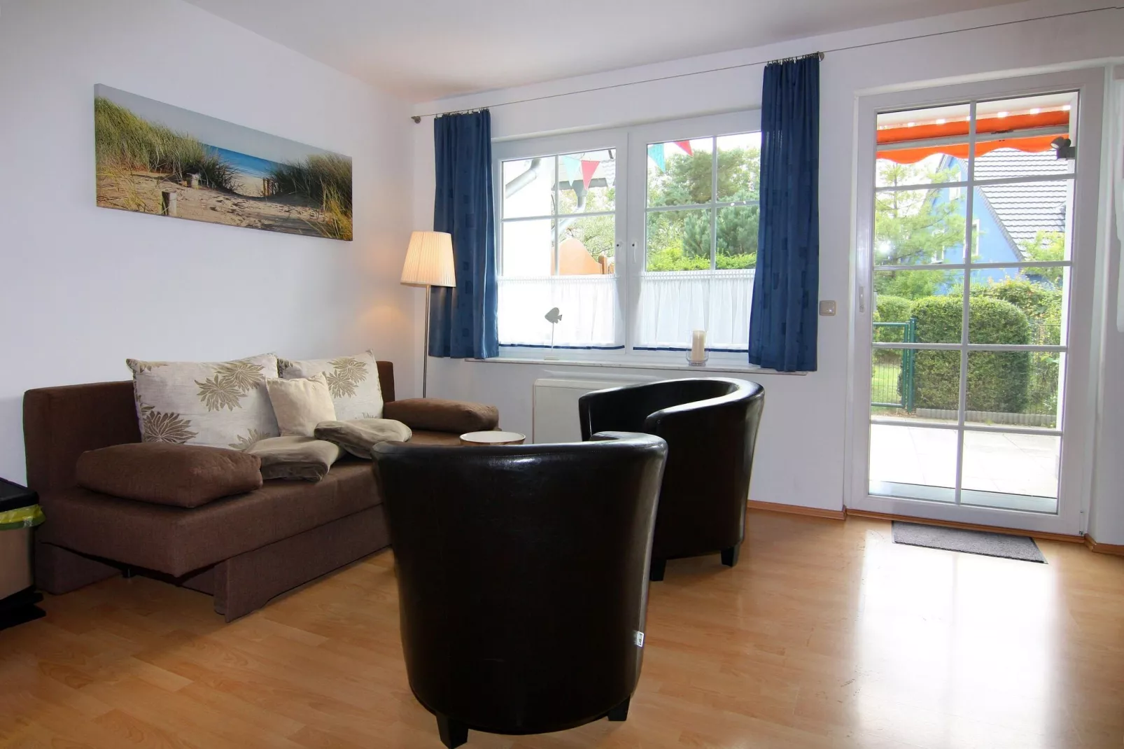 Ferienwohnung EG links Trassenheide-Wohnzimmer