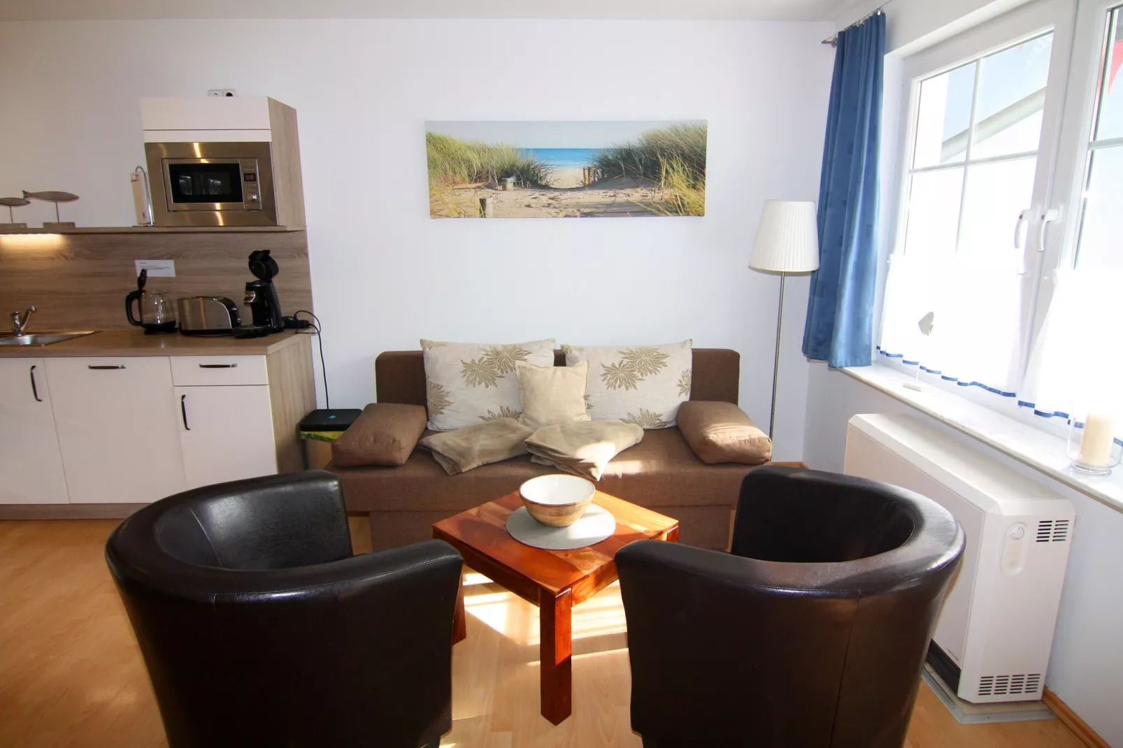 Ferienwohnung EG links Trassenheide-Wohnzimmer