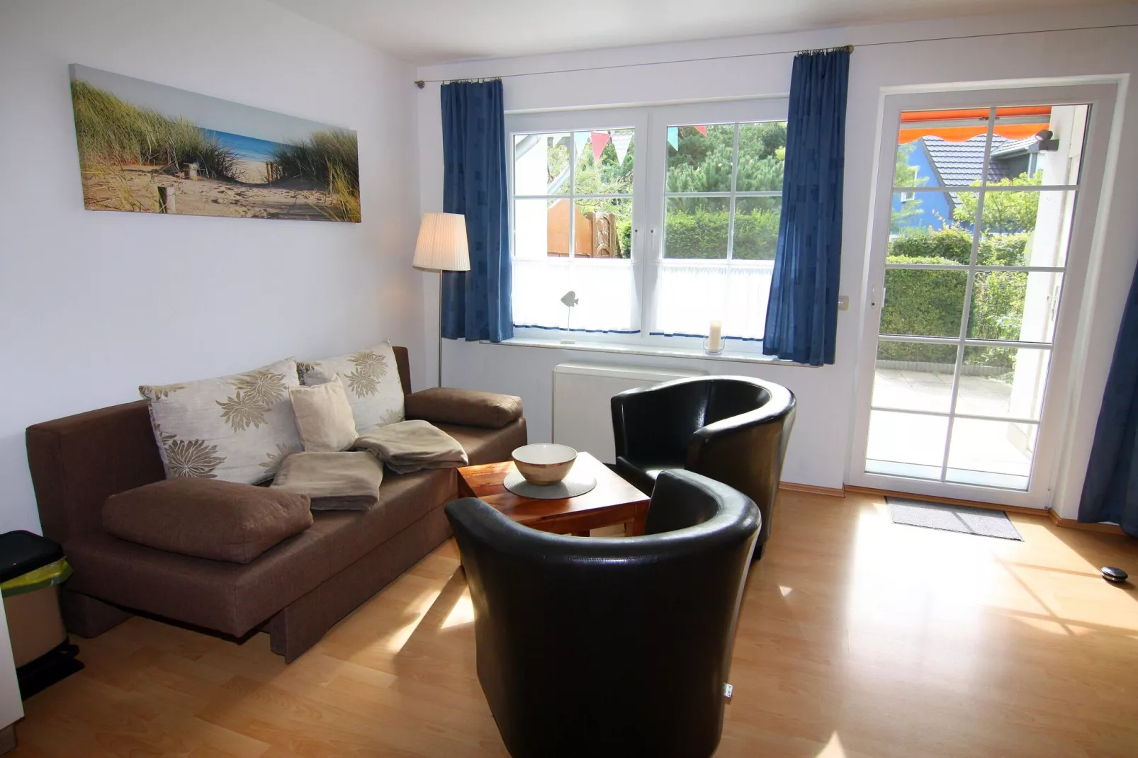 Ferienwohnung EG links Trassenheide-Wohnzimmer