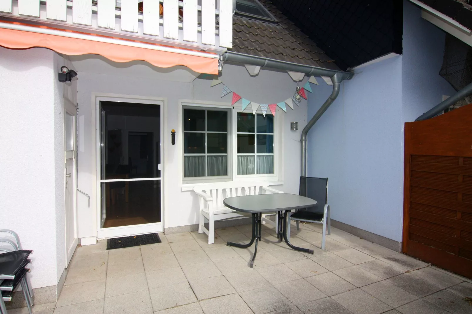 Ferienwohnung EG links Trassenheide-Terrassenbalkon