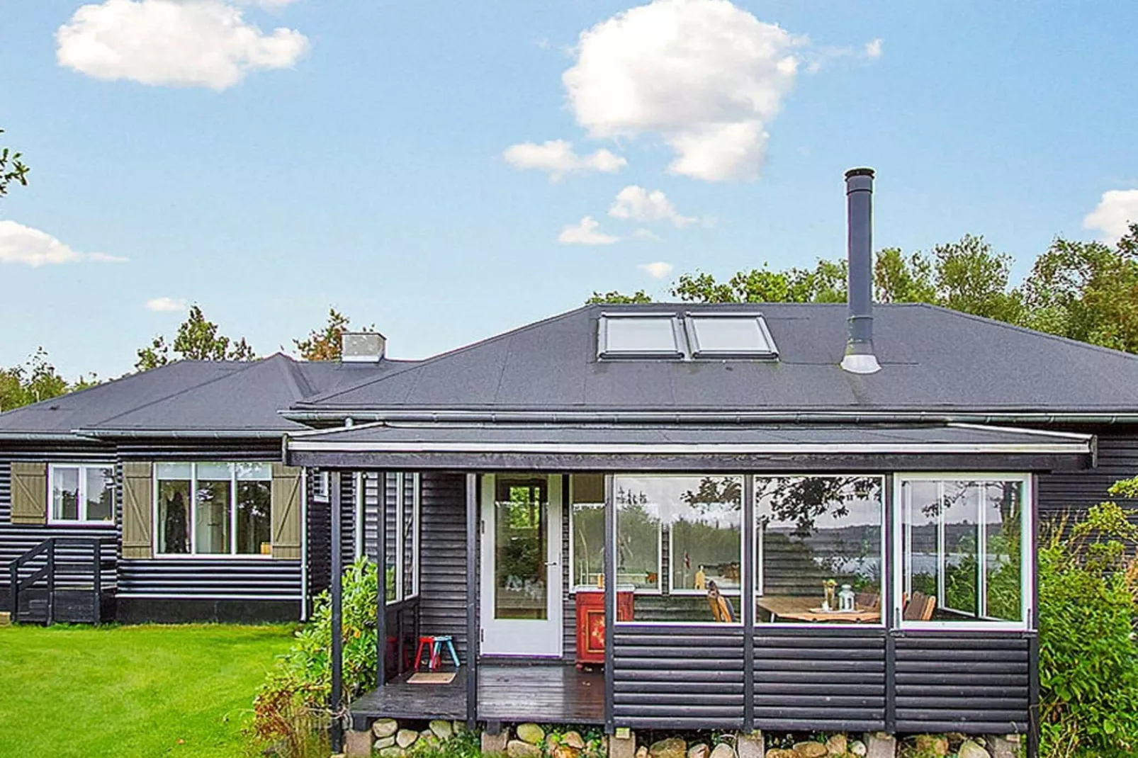 8 Personen Ferienhaus in Roslev-By Traum-Außenbereich