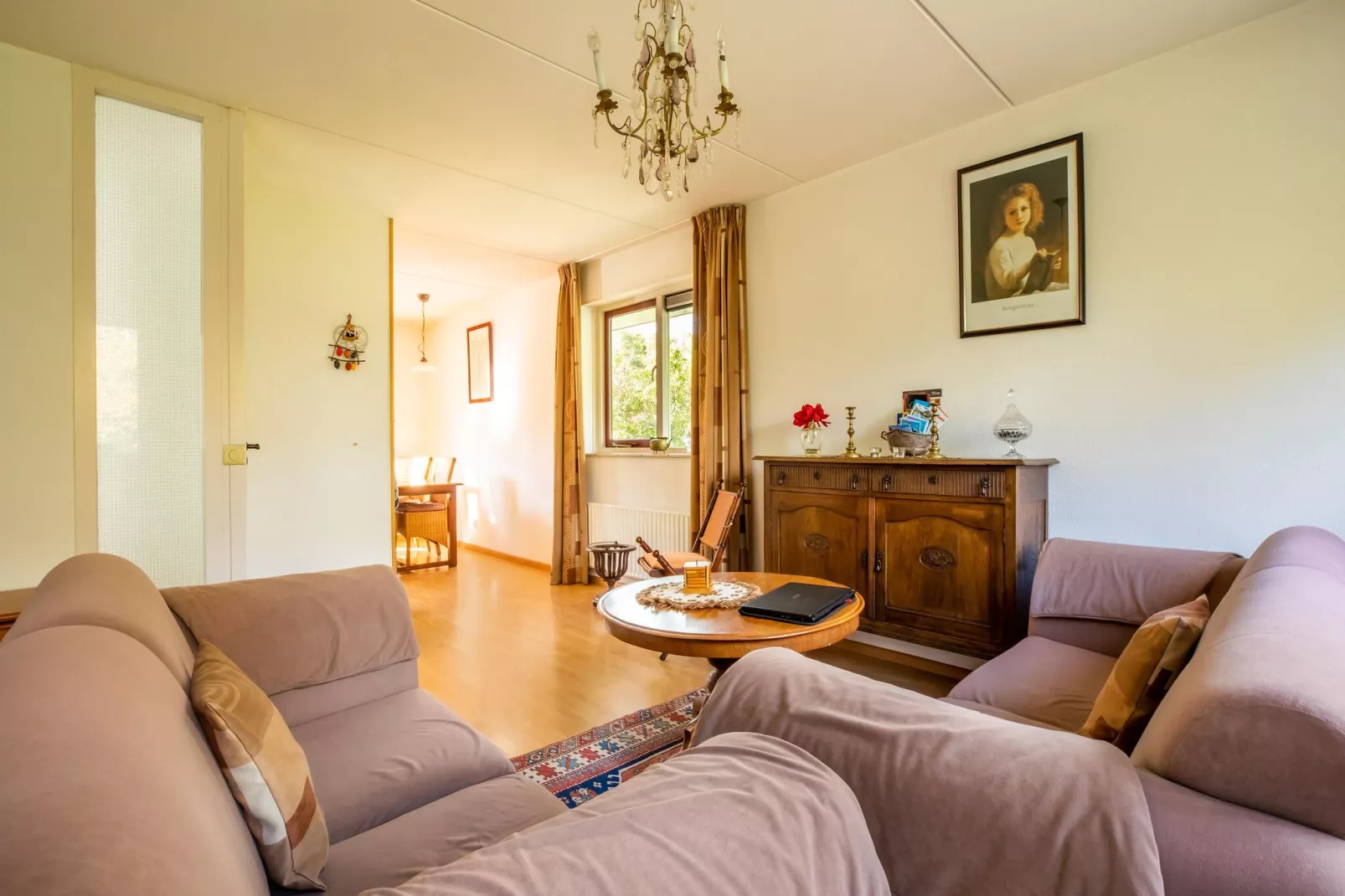 Vakantiewoning Blauw-Wohnzimmer