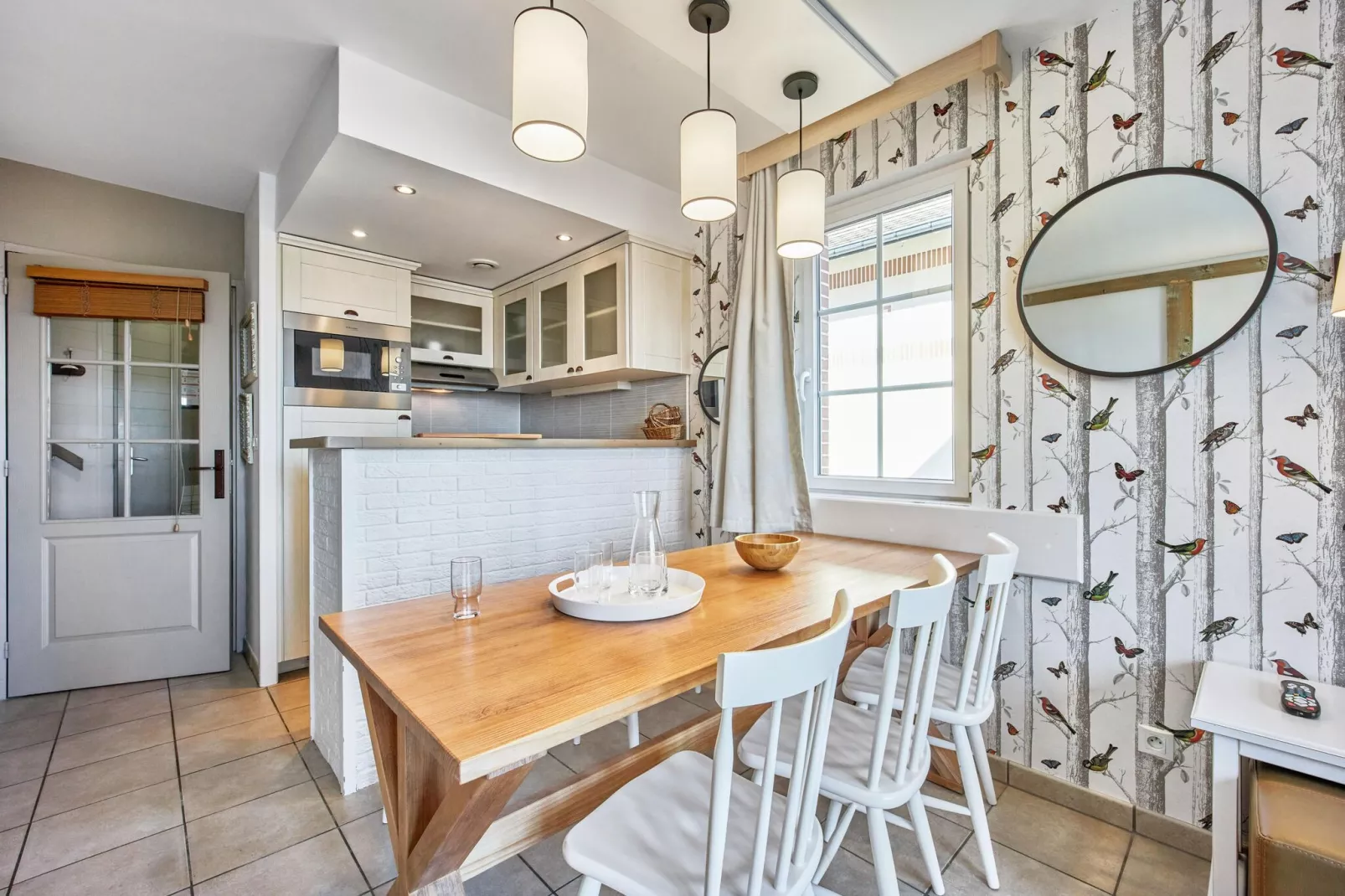 Residence & Spa Houlgate  M6 Standard House 6 p - 2 bedrooms duplex-Living room