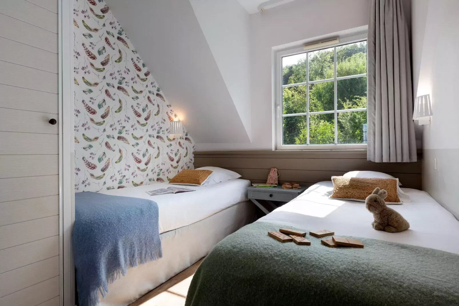 Residence & Spa Houlgate  M6 Standard House 6 p - 2 bedrooms duplex-Bedroom