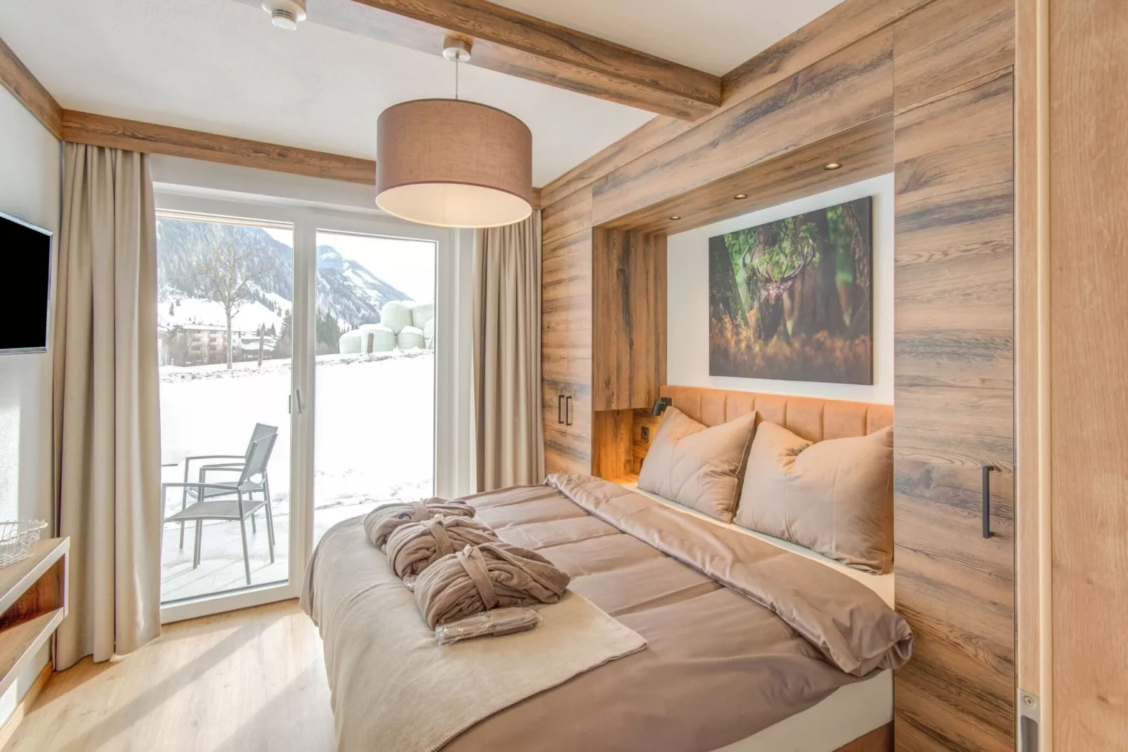 Golden Lodges Type 75 - APP 6 pers-Bedroom