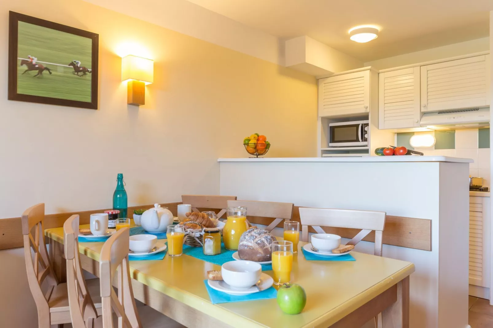 Holiday village Normandy Garden Branville - M6O Standard House 6 p - 2 bedrooms - duplex-M6O Standard House 6 p. - 2 bedrooms - duplex-Wohnzimmer