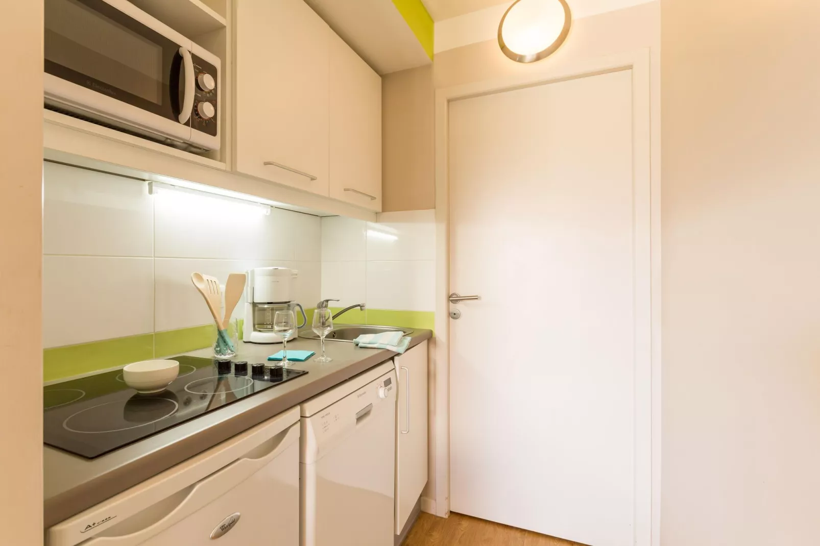 Residence Le Chant des Oiseaux Courseulles-sur-Mer - 24 Standard Apt 4 p - 1 bedroom-Kitchen