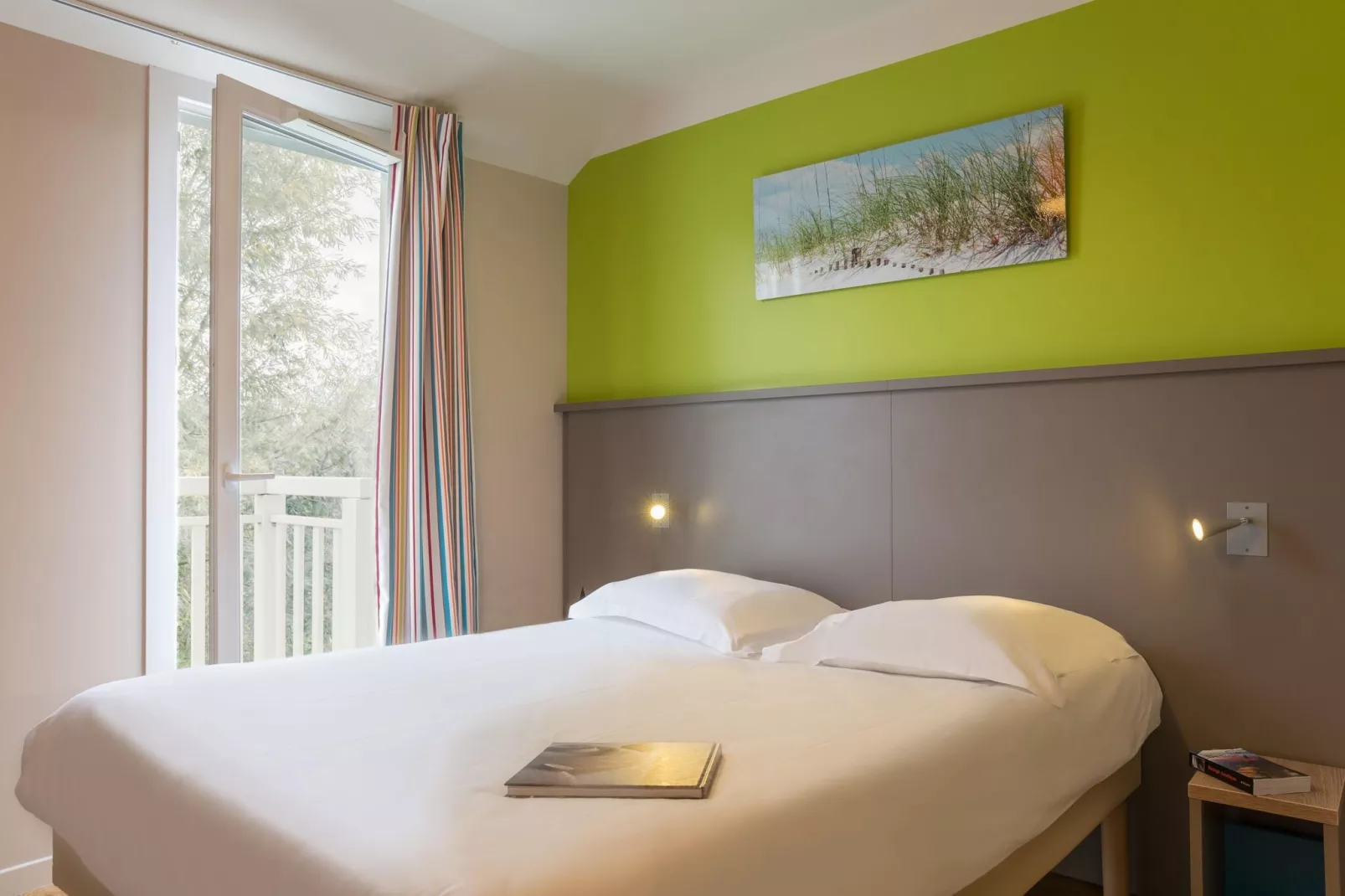 Residence Le Chant des Oiseaux Courseulles-sur-Mer - M6 Standard House 6 p - 2 bedrooms - terrasse-Chambre