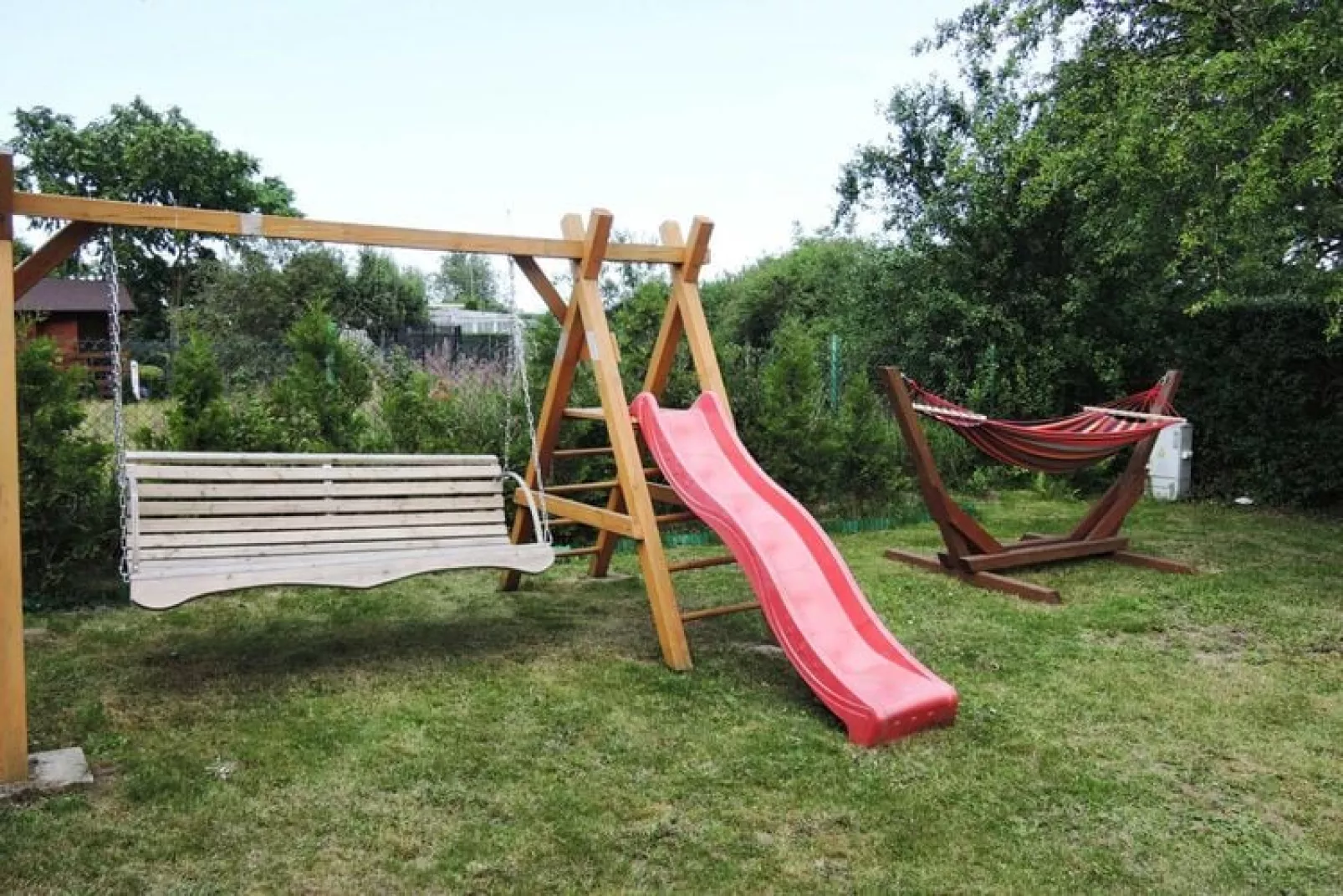 Bungalow Wrzosowo Ptasi Zakatek BON-Gardens summer