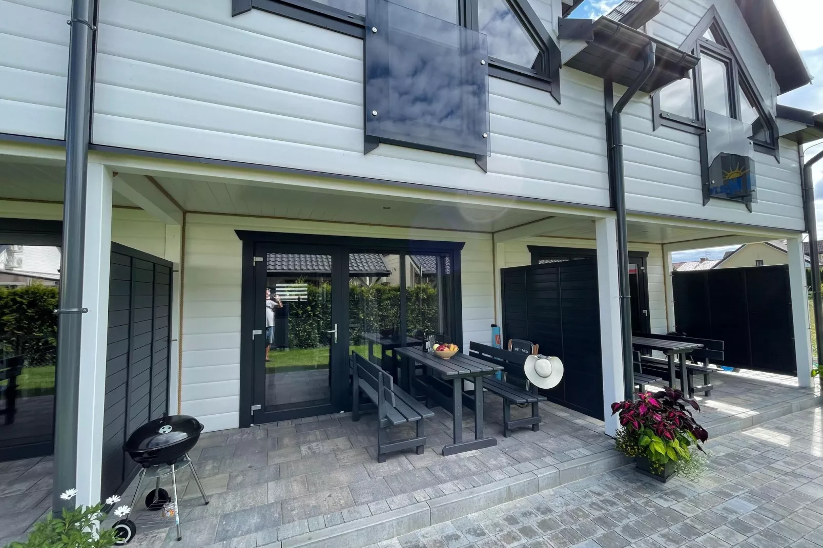 Domki wakacyjne PREMIUM dla 6 osób Sianożęty-Terrace balcony