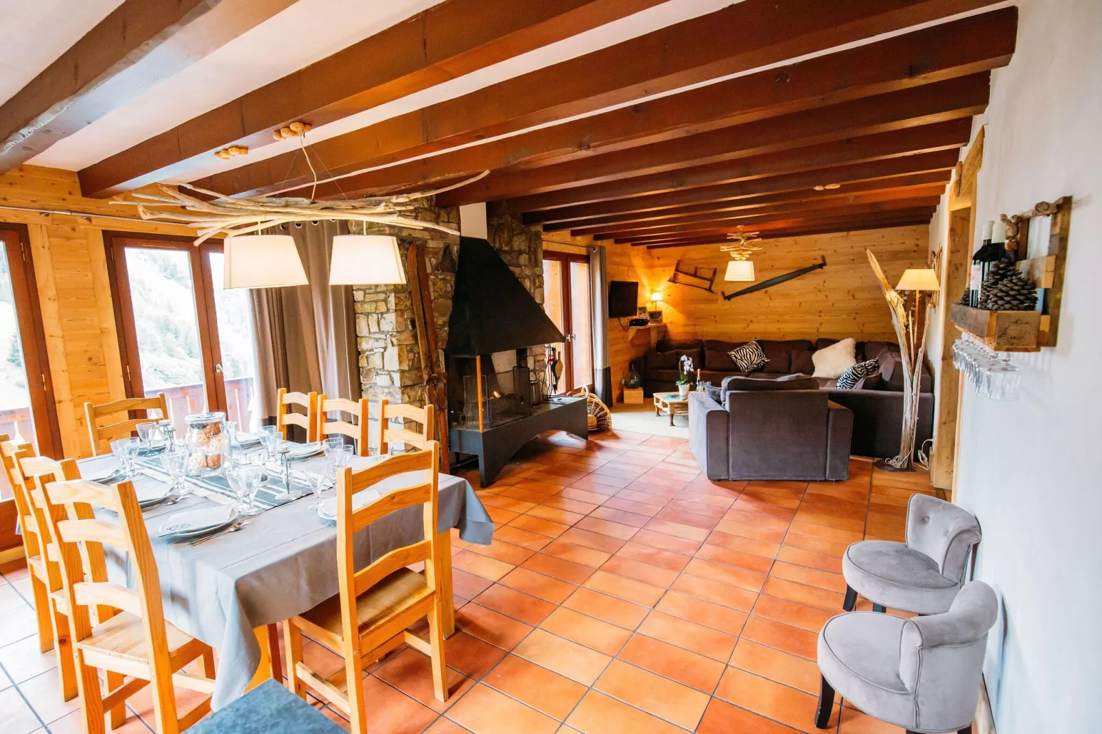 Chalet Perle-Dining room