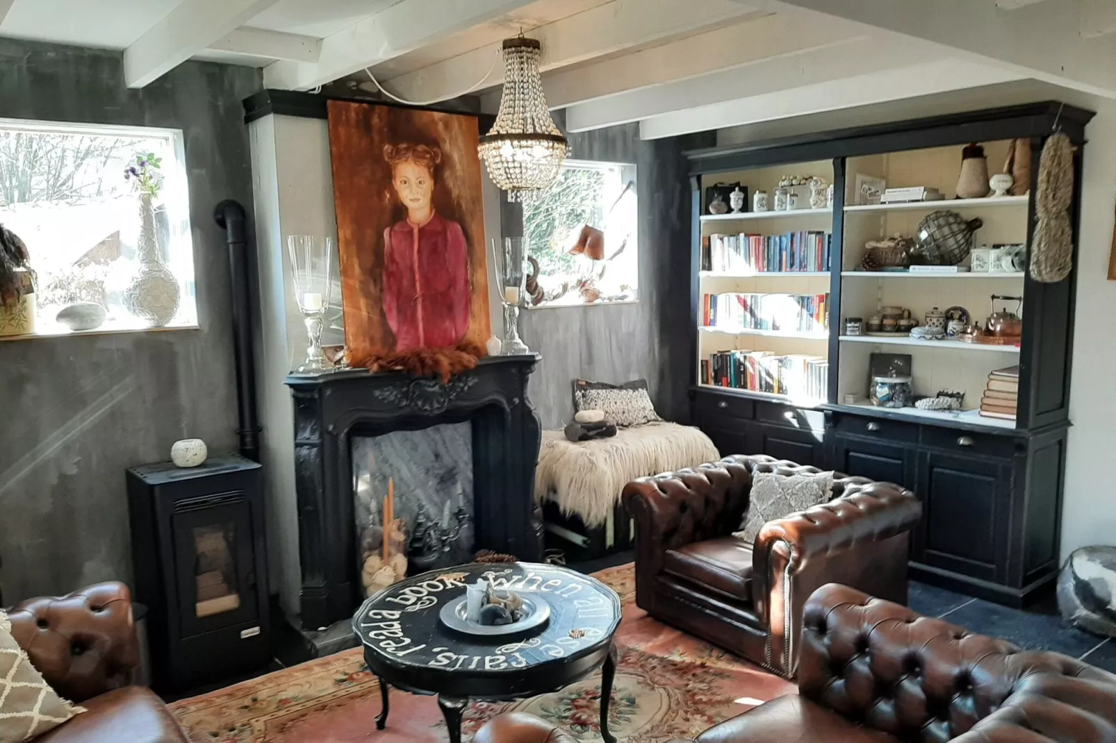 Vakantiehuis 'Het Atelier'-Living room