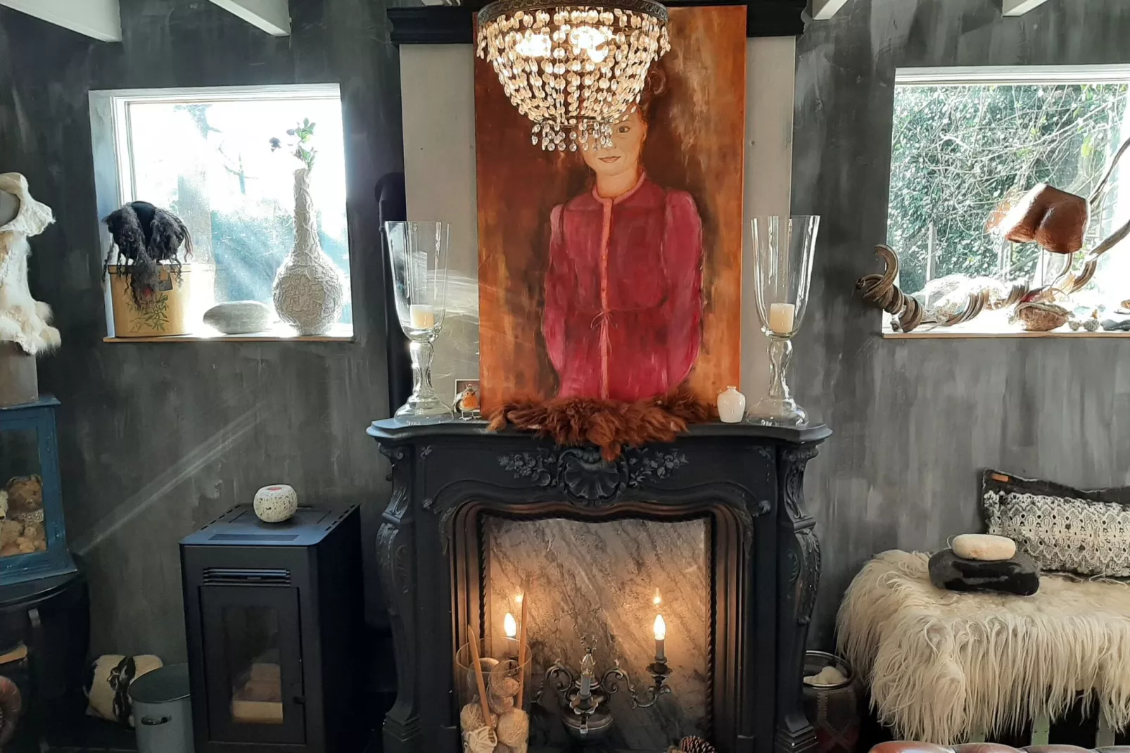 Vakantiehuis 'Het Atelier'-Living room
