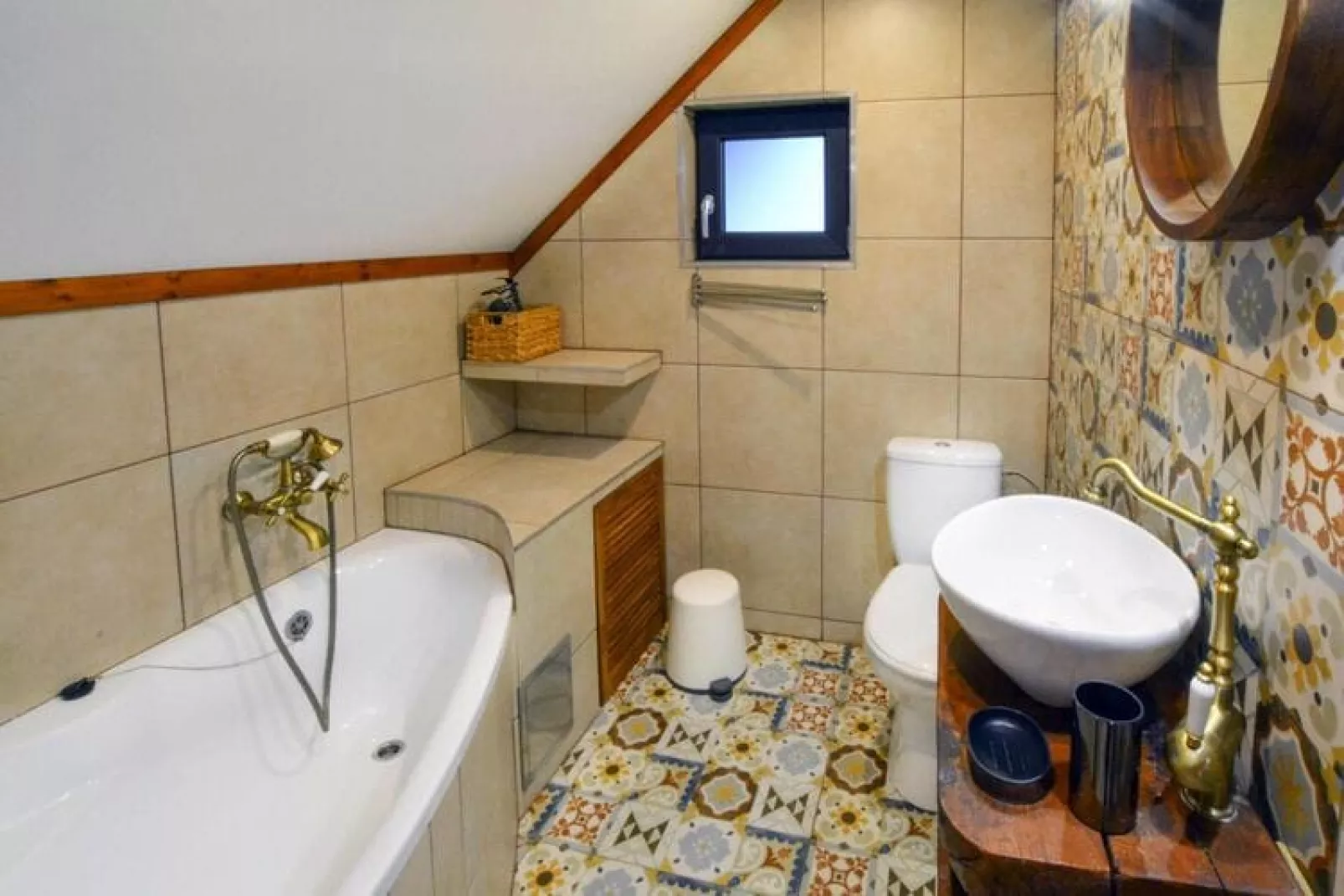 Apartament wakacyjny Jezierzany-Badezimmer