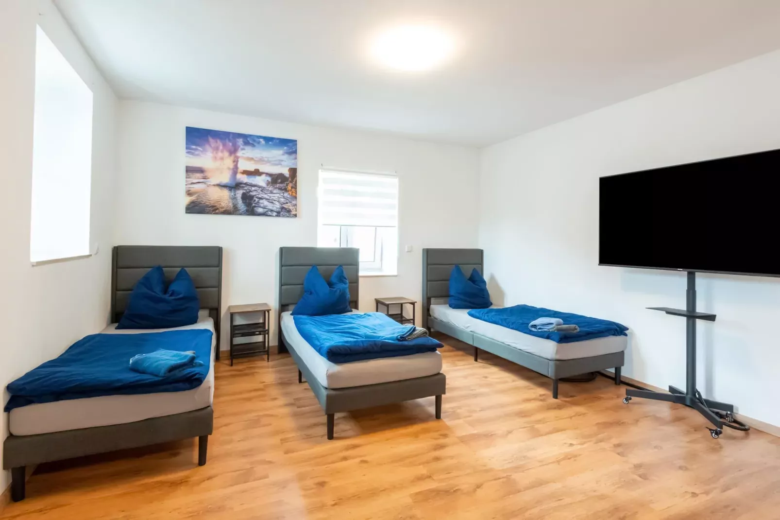 Ferienwohnung Haunsheim links-Schlafzimmer