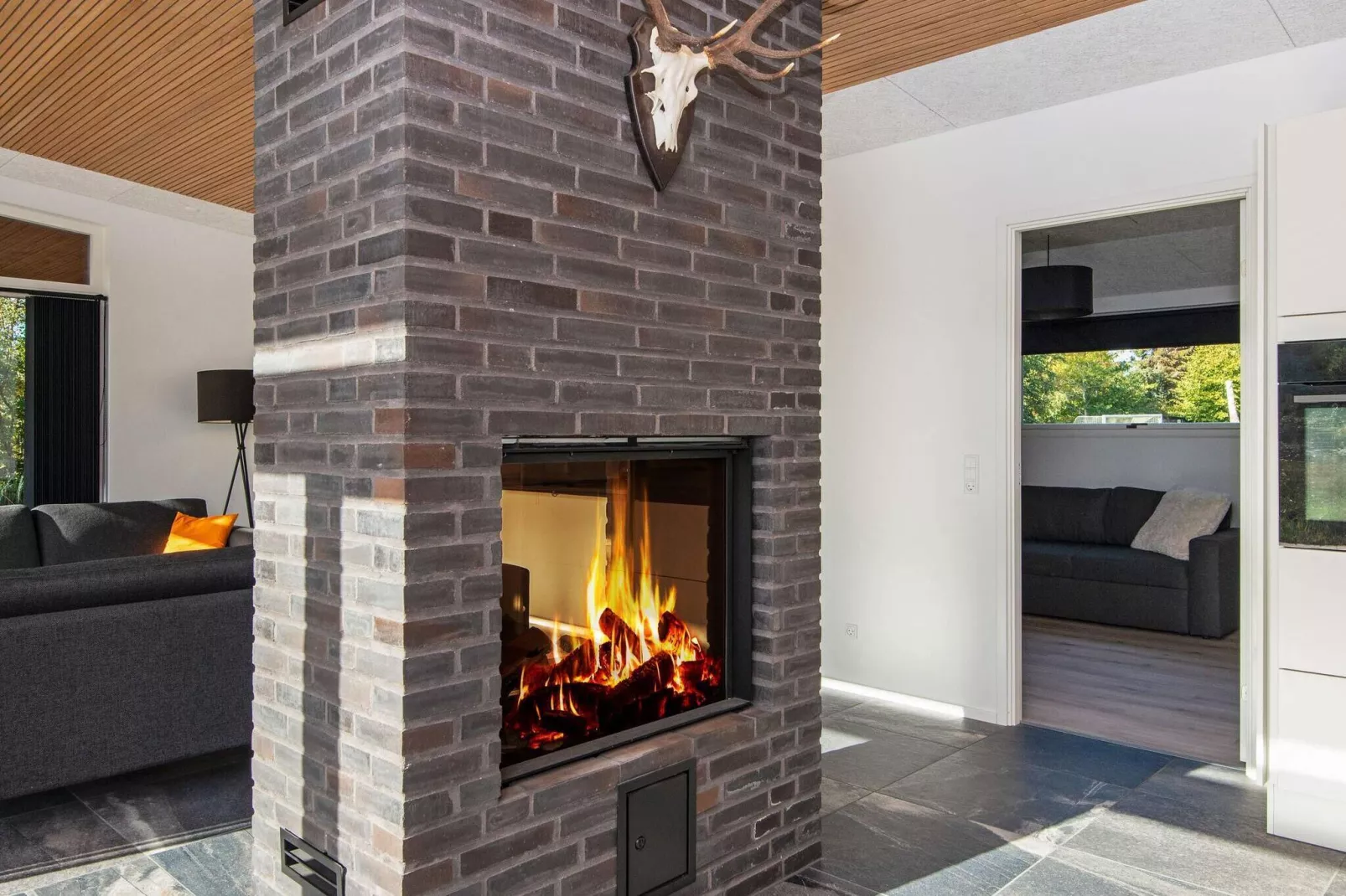 8 Personen Ferienhaus in Knebel-By Traum-Innenbereich
