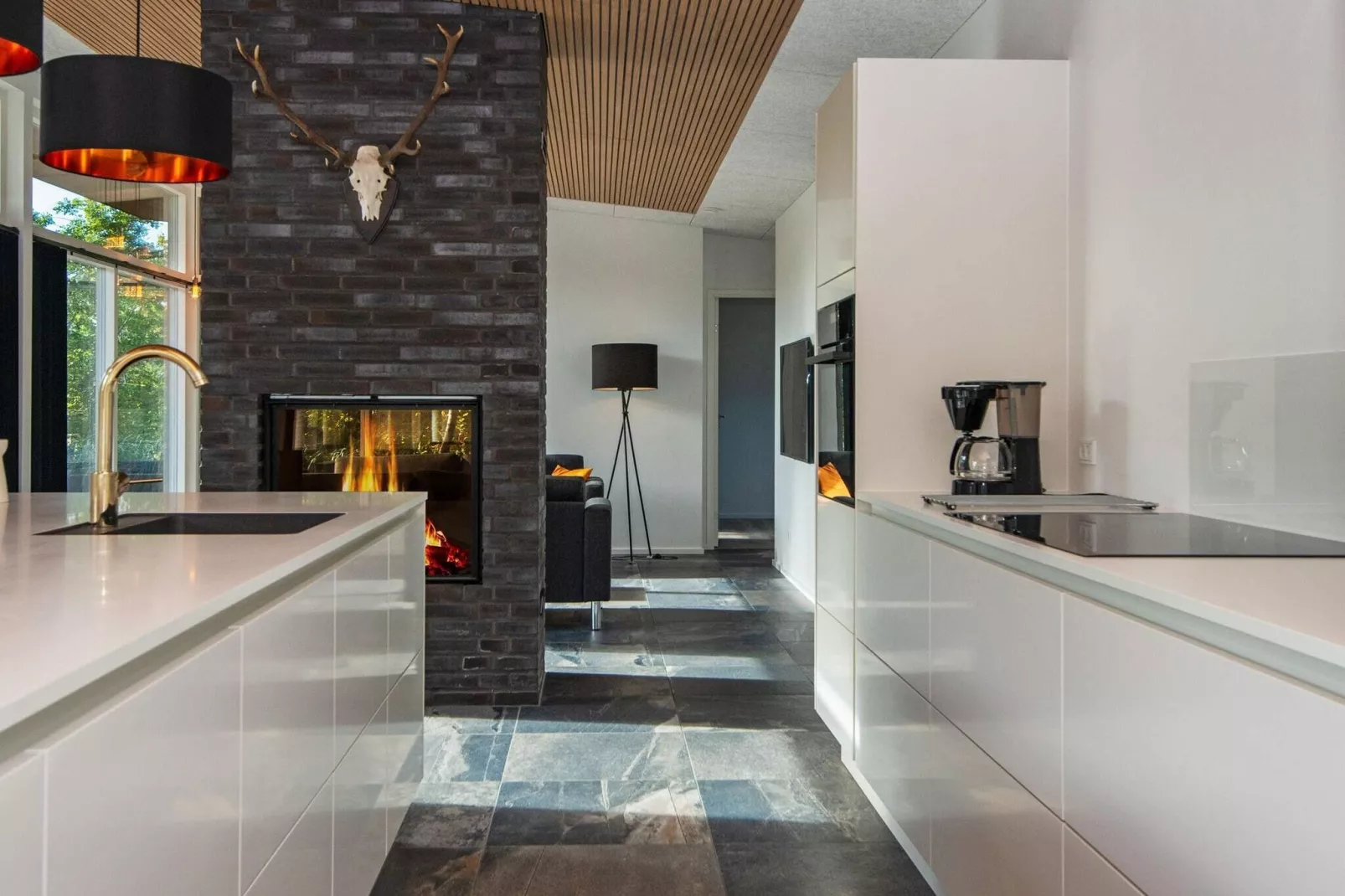 8 Personen Ferienhaus in Knebel-By Traum-Innenbereich