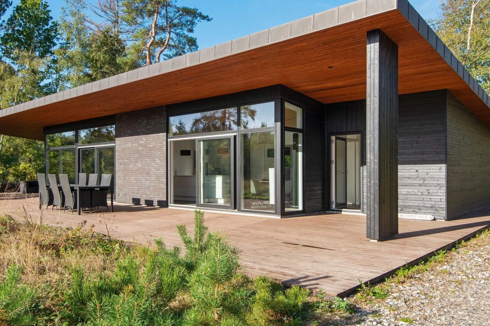 8 Personen Ferienhaus in Knebel-By Traum-Aussicht