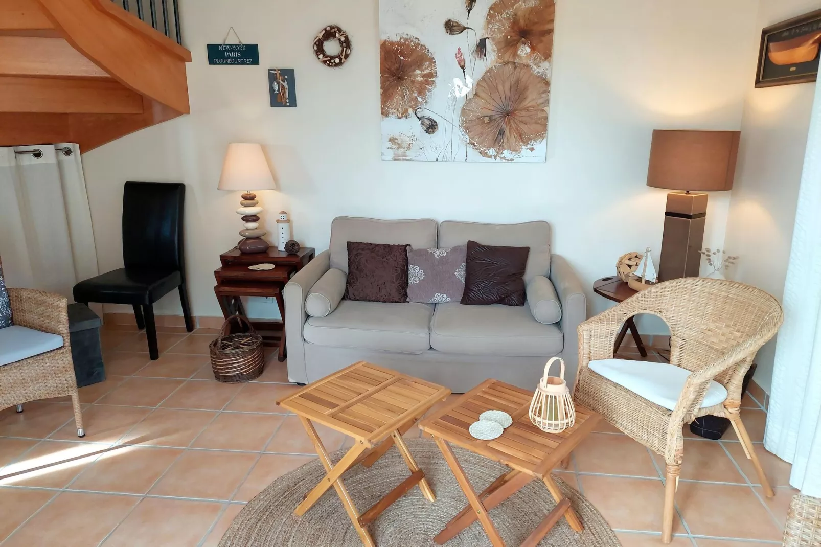 Ferienhaus Plounéour-Brignogan-Plages-Living room