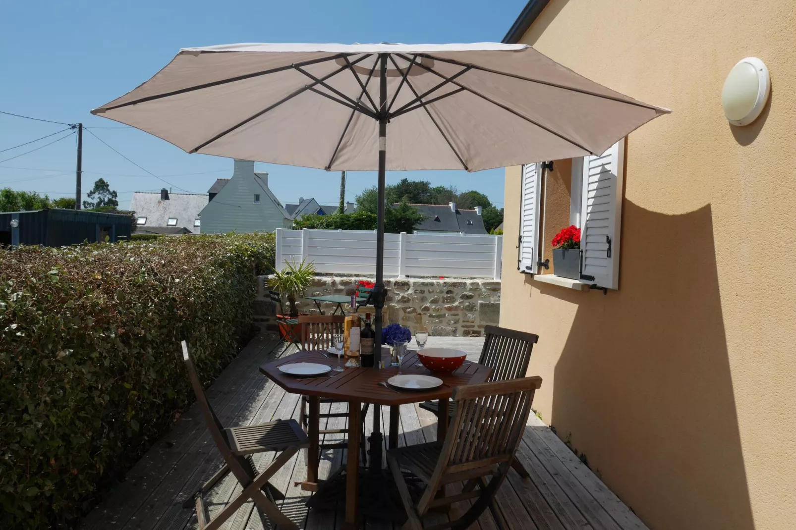 Ferienhaus Plounéour-Brignogan-Plages-Terrace balcony