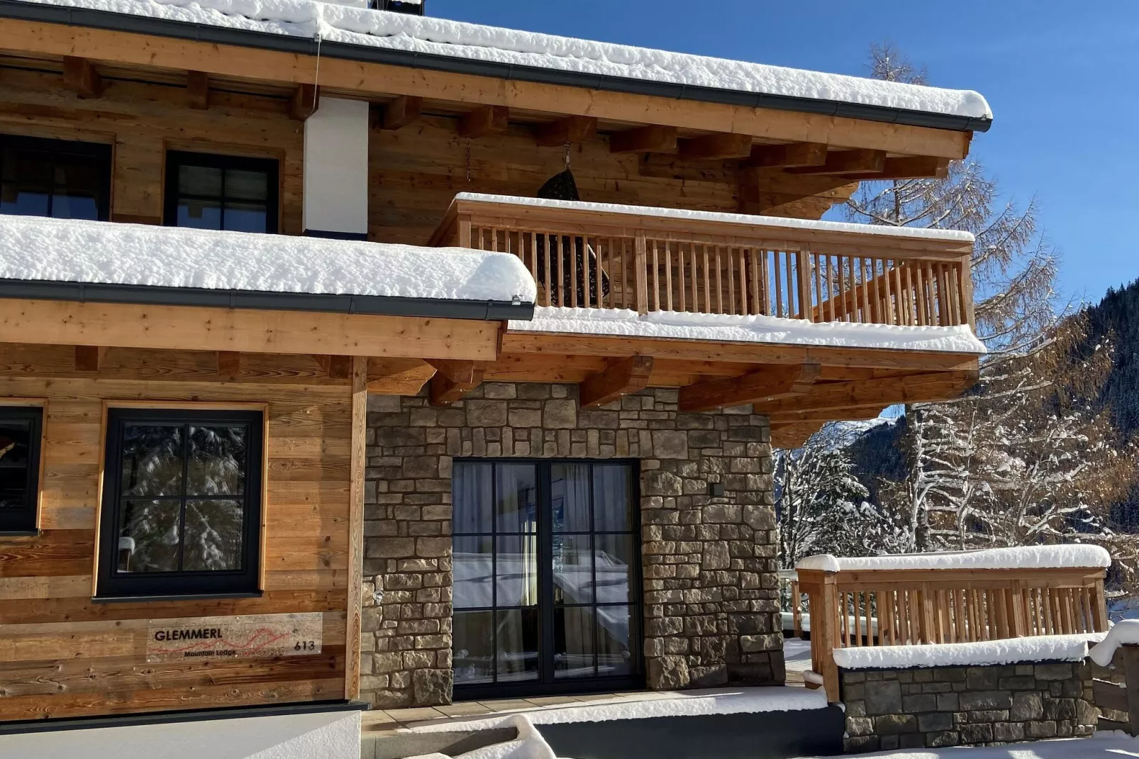 Chalet Glemmerl Mountain Lodge-Außenbereich Winter