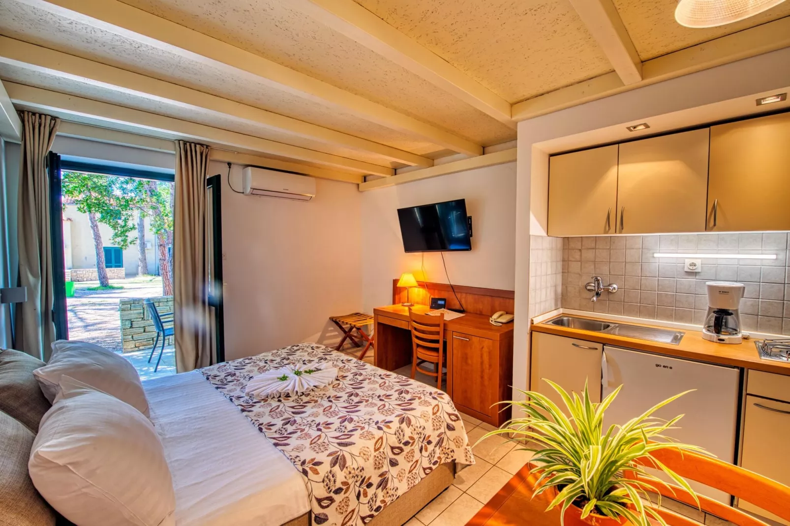 Zaton Holiday Resort - Zaton-Nin - Studio  AP/2 - 3 Sterne - 20 qm für 2 Erw-Bedroom