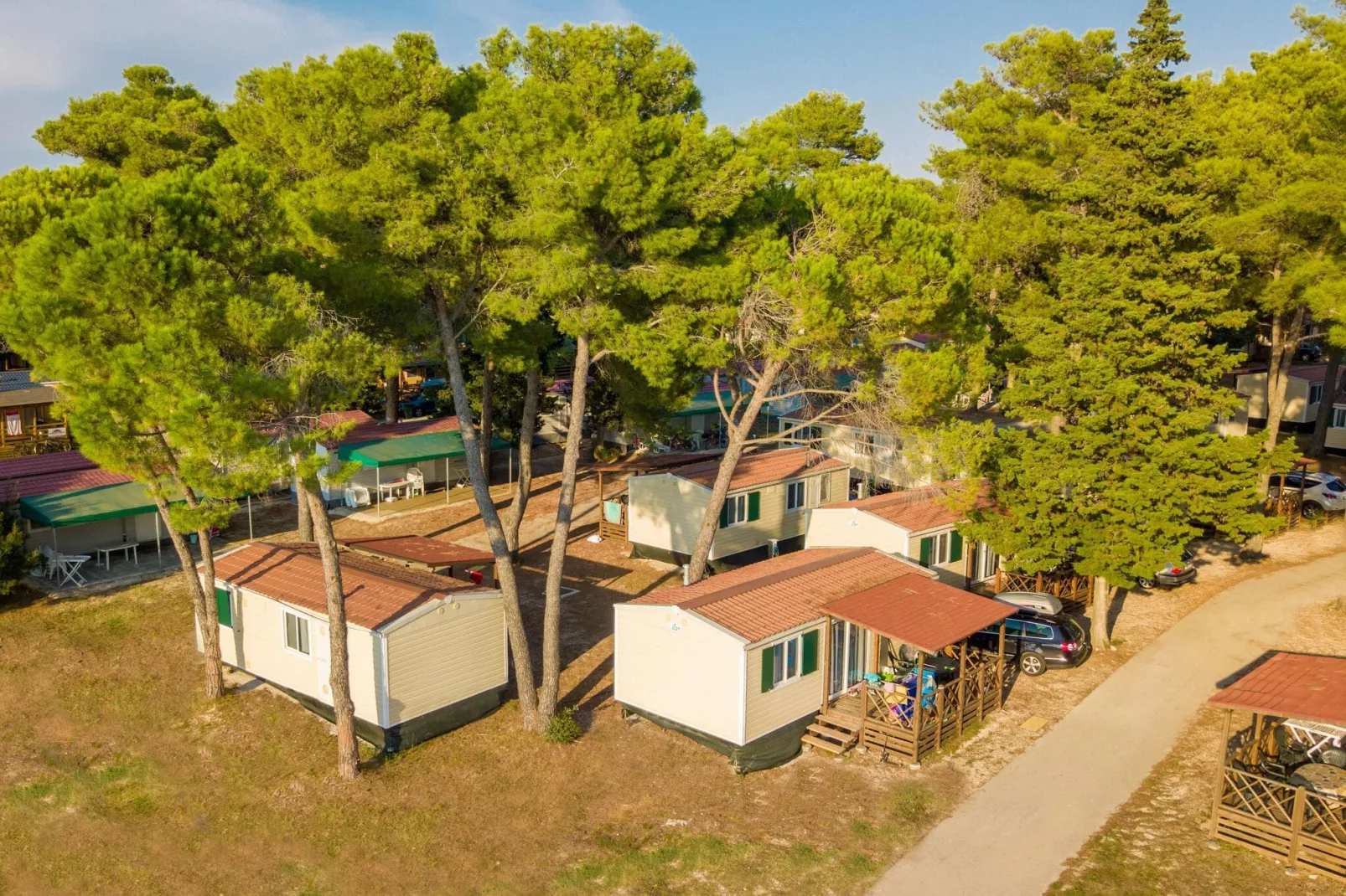 Zaton Holiday Resort - Mobile Home Deluxe Family 4 plus 1 - ca 34 m2-View summer
