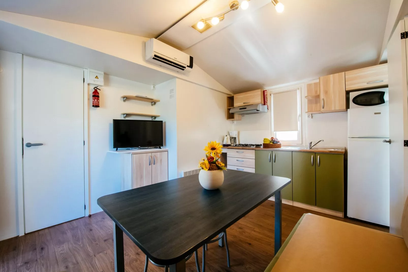 Zaton Holiday Resort - Mobile Home Deluxe Family 4 plus 1 - ca 34 m2-Kitchen