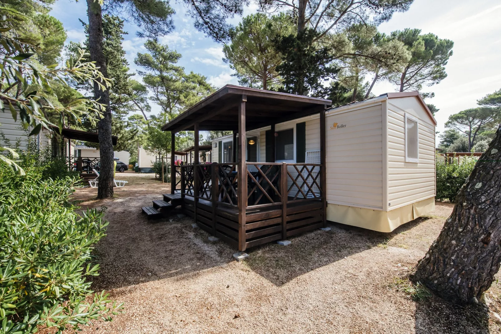Zaton Holiday Resort - Mobile Home Deluxe Family 4 plus 1 - ca 34 m2-Exterior summer
