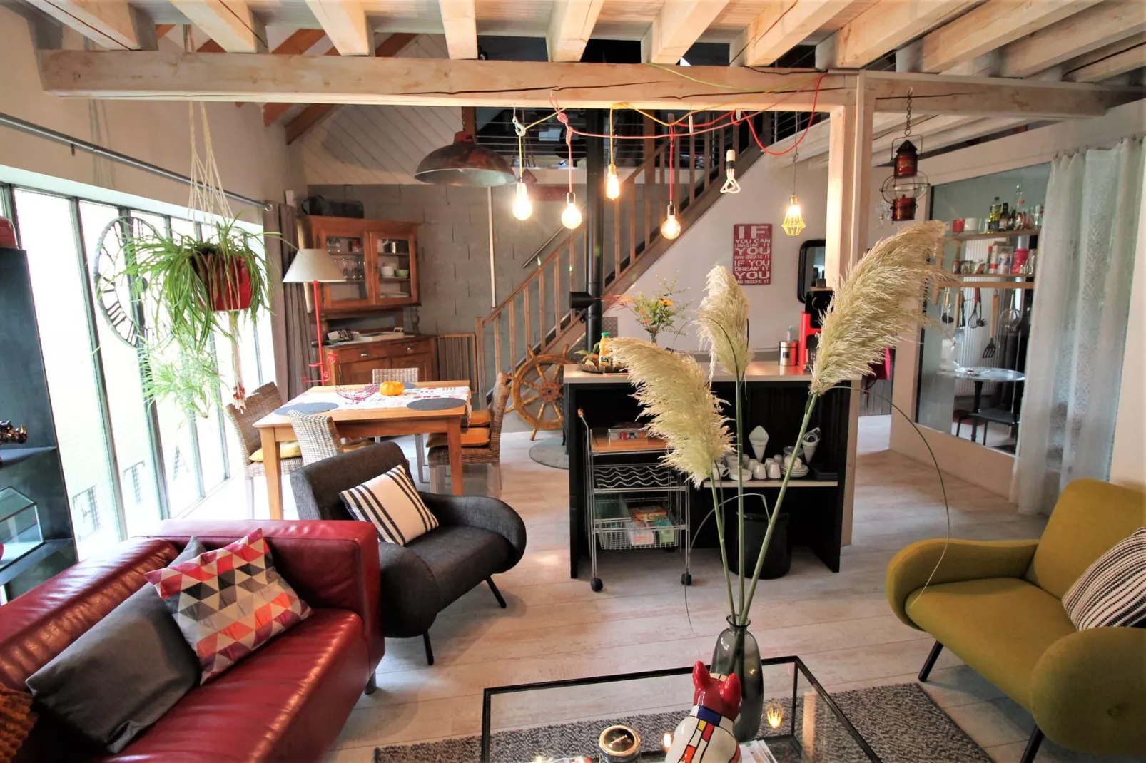 Gîte la Verrerie-Living room