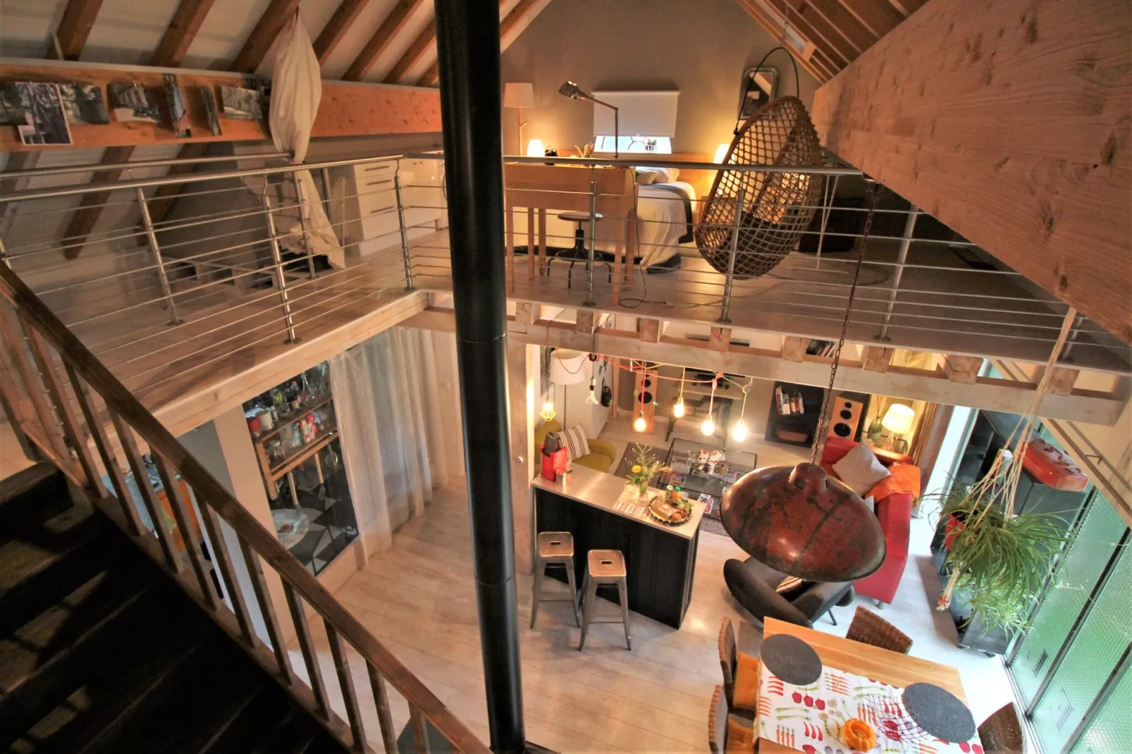 Gîte la Verrerie-Living room