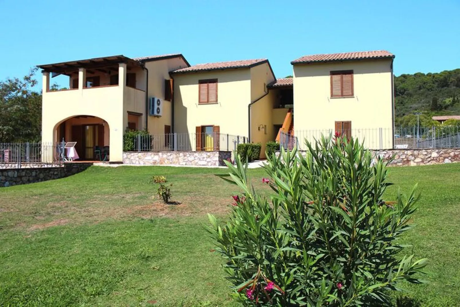 Ferienanlage Le Corti di Montepitti Suvereto-trilocale 5 - piano terra - EG-Extérieur été