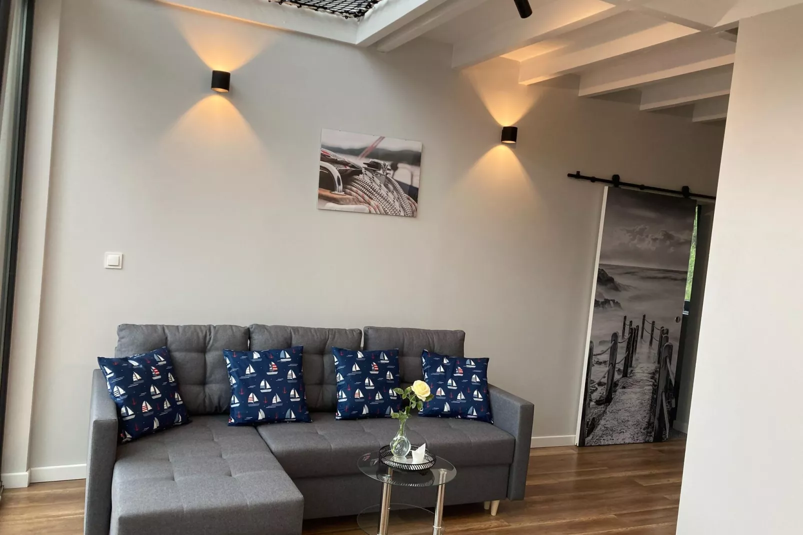 Dom wakacyjny z basenem w Swinoujsciu-Wohnzimmer