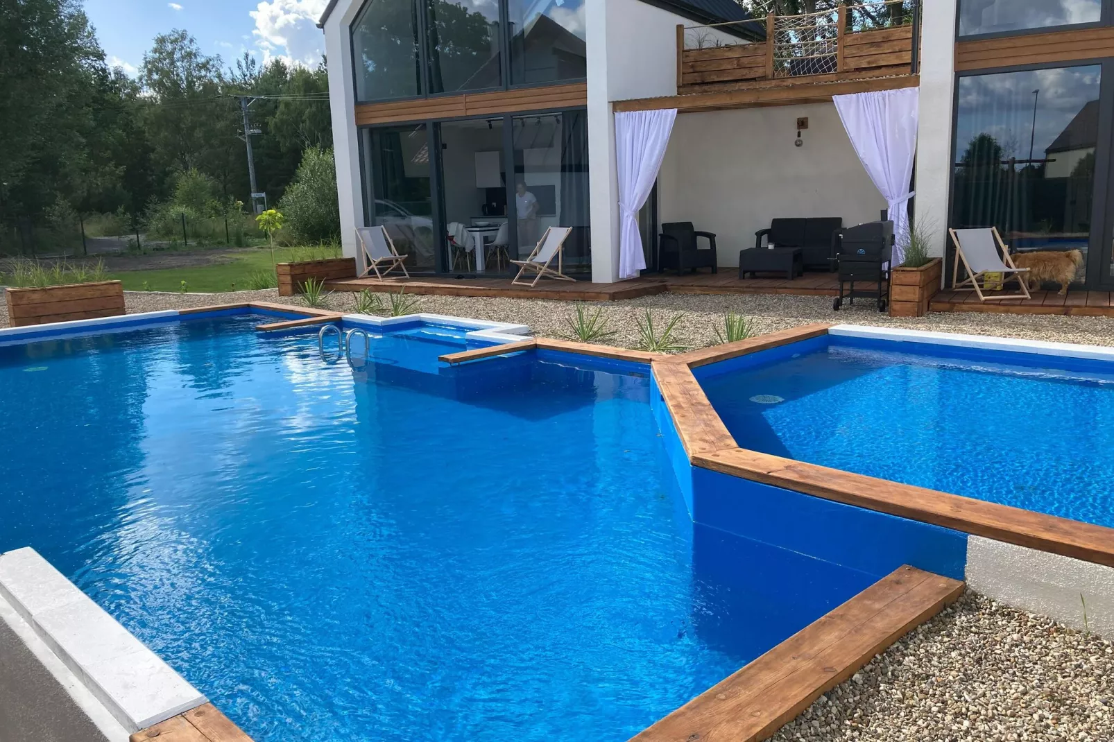 Dom wakacyjny z basenem w Swinoujsciu-Schwimmbad