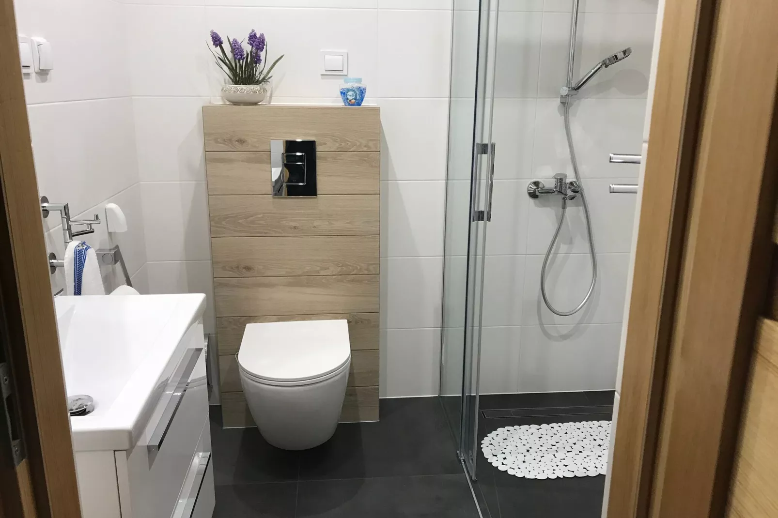 Holiday home in Bielawki-Salle de bain