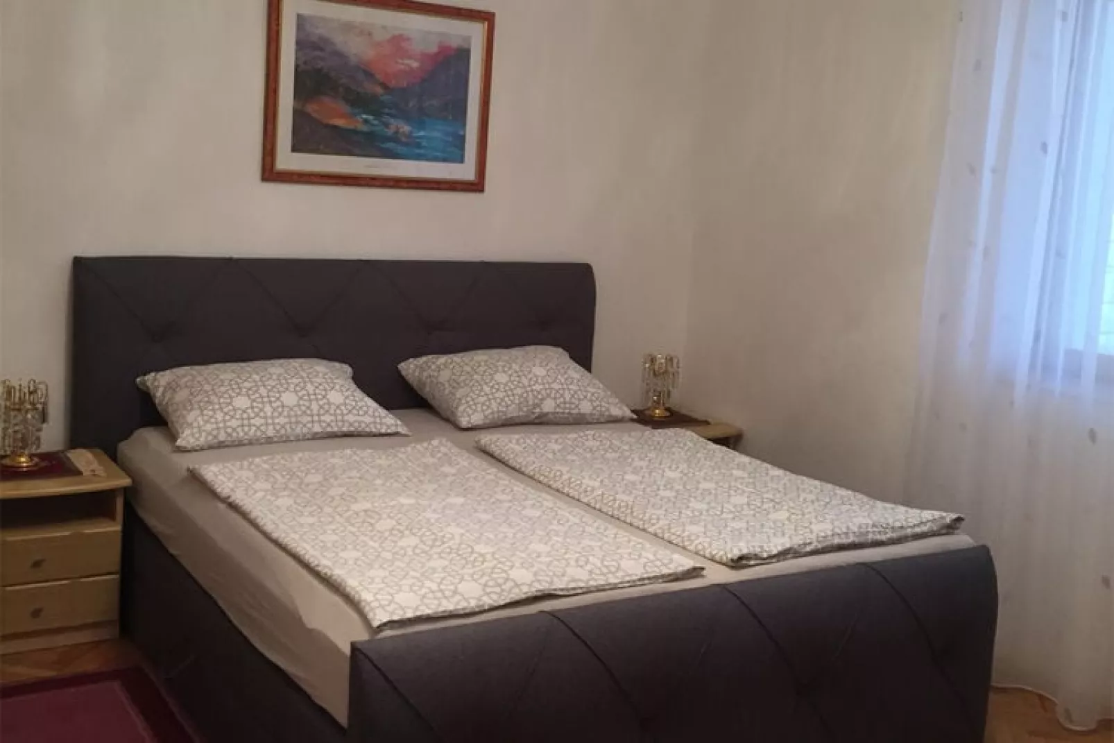 Apartments Adelheid, Biograd-Typ A5A im EG, ca. 60 qm, für 5 Pers.-Schlafzimmer