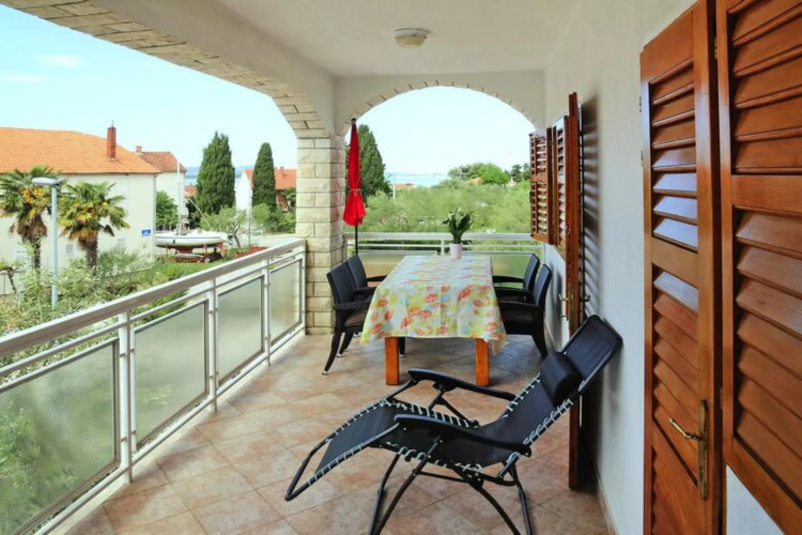Apartments Adelheid, Biograd-Typ A5B, im OG, ca. 60 qm, für 1-4 Pers.-Terrace